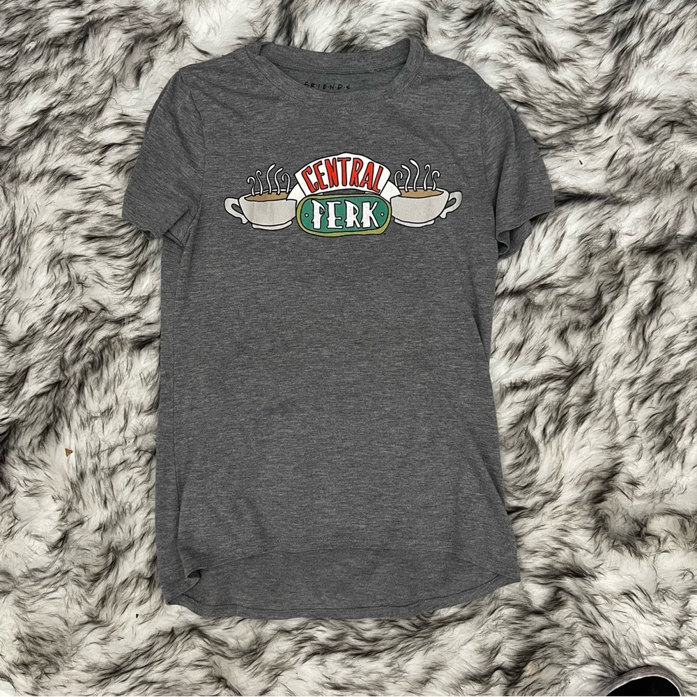 Friends grey central perk tee XS